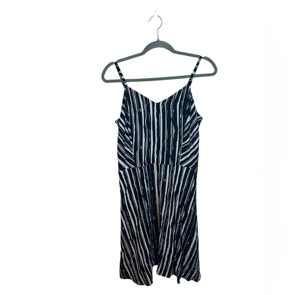 Apt.9 Striped A-Line Sundress